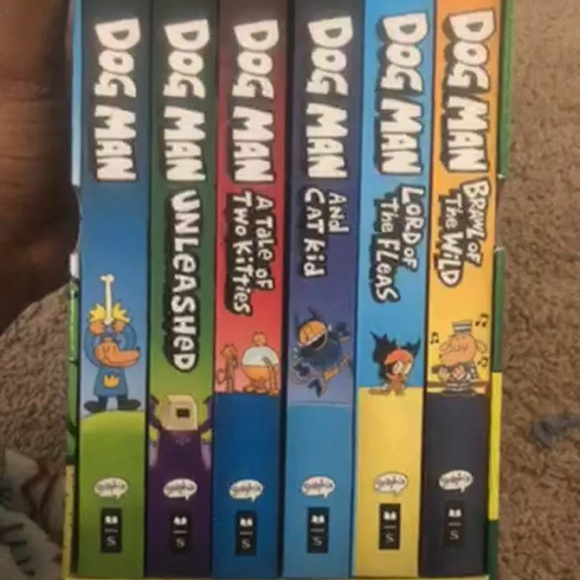 DOG MAN 6 HARDCOVER NOVELS 5LB OF BOOKS, SET, EACH BOOK IS 200+ PAGES - Picture 4 of 4